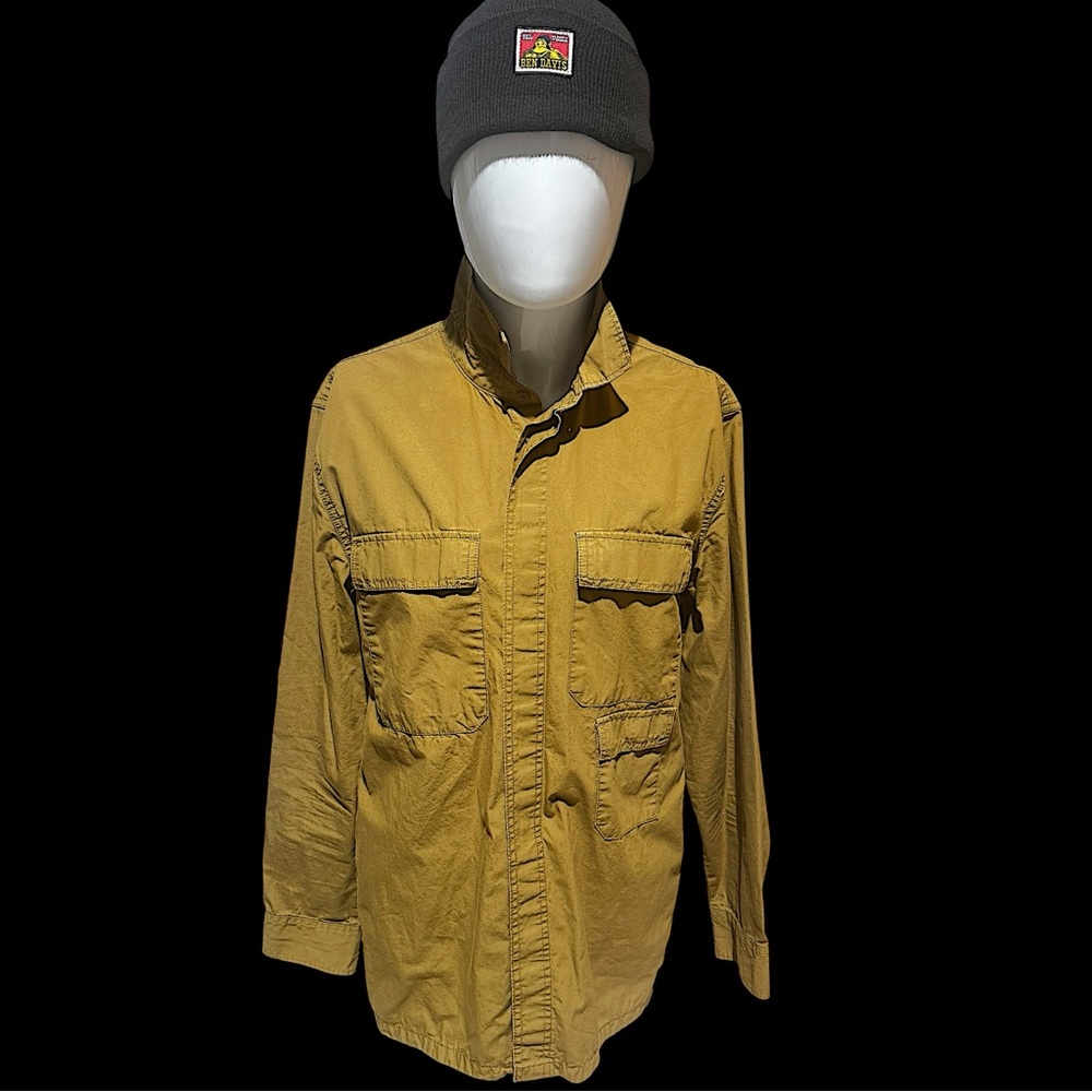 Vans Men's Military Green Button Up Shirt/Jacket